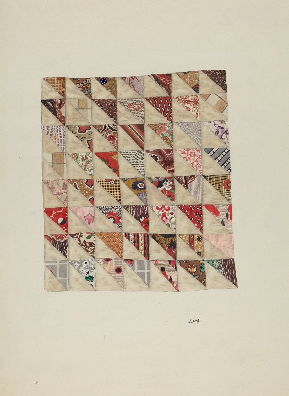 Stück Kaliko-Flickwerk von Joseph L. Boyd
