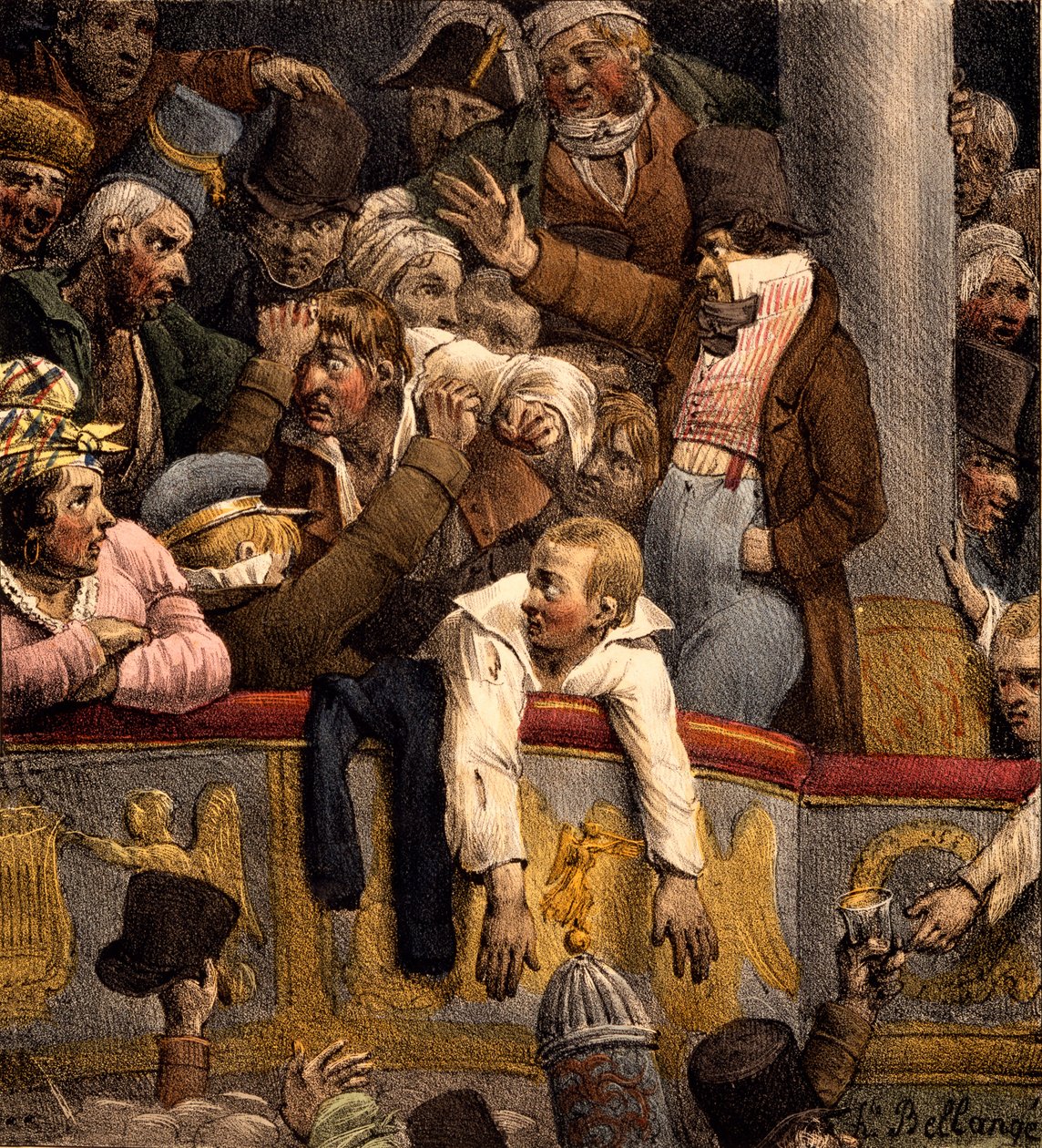 Spectacle Gratis, Avant Scene von Joseph Louis Hippolyte Bellange