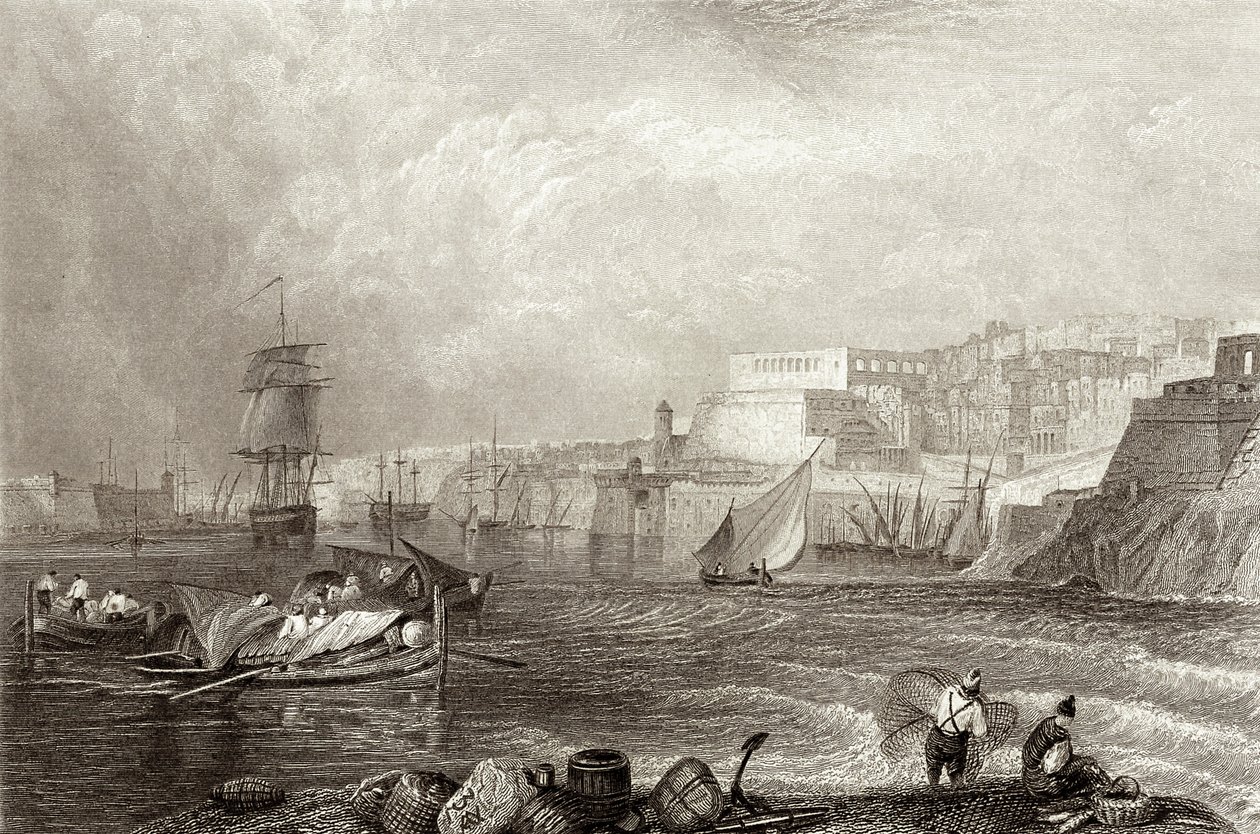 Malta von Joseph Mallord William (after) Turner