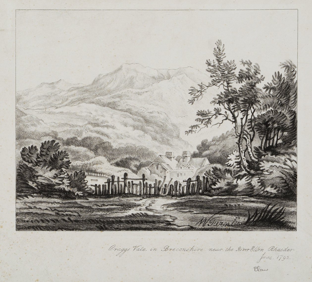 Tal von Elan von Joseph Mallord William (after) Turner