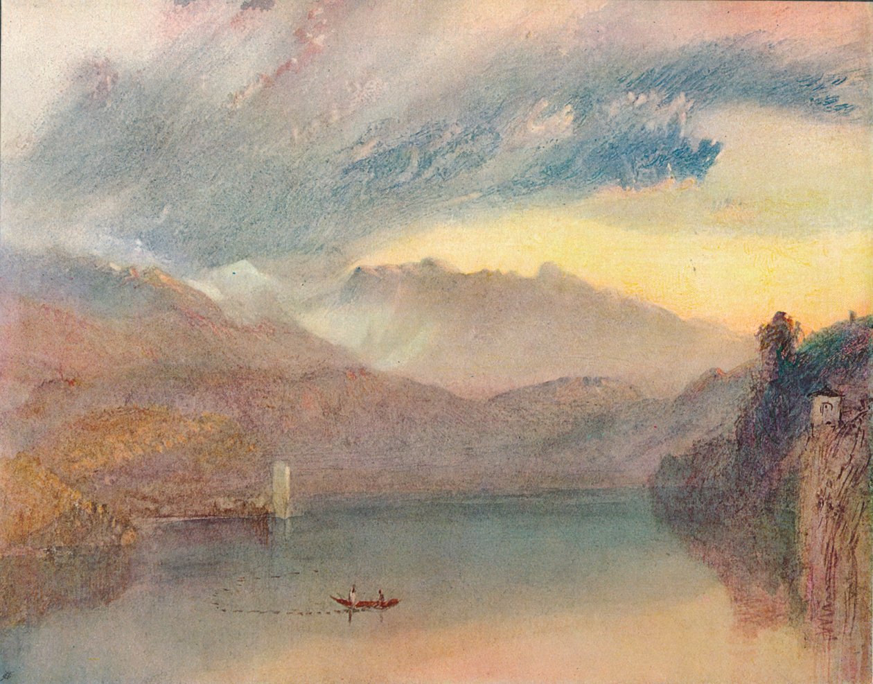 Ein Schweizer See, 1909 von Joseph Mallord William Turner