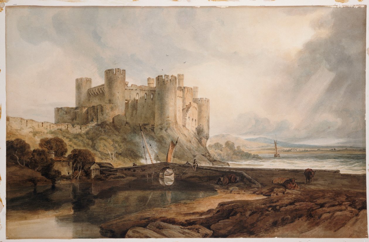Conway Castle, ca. 1802 von Joseph Mallord William Turner