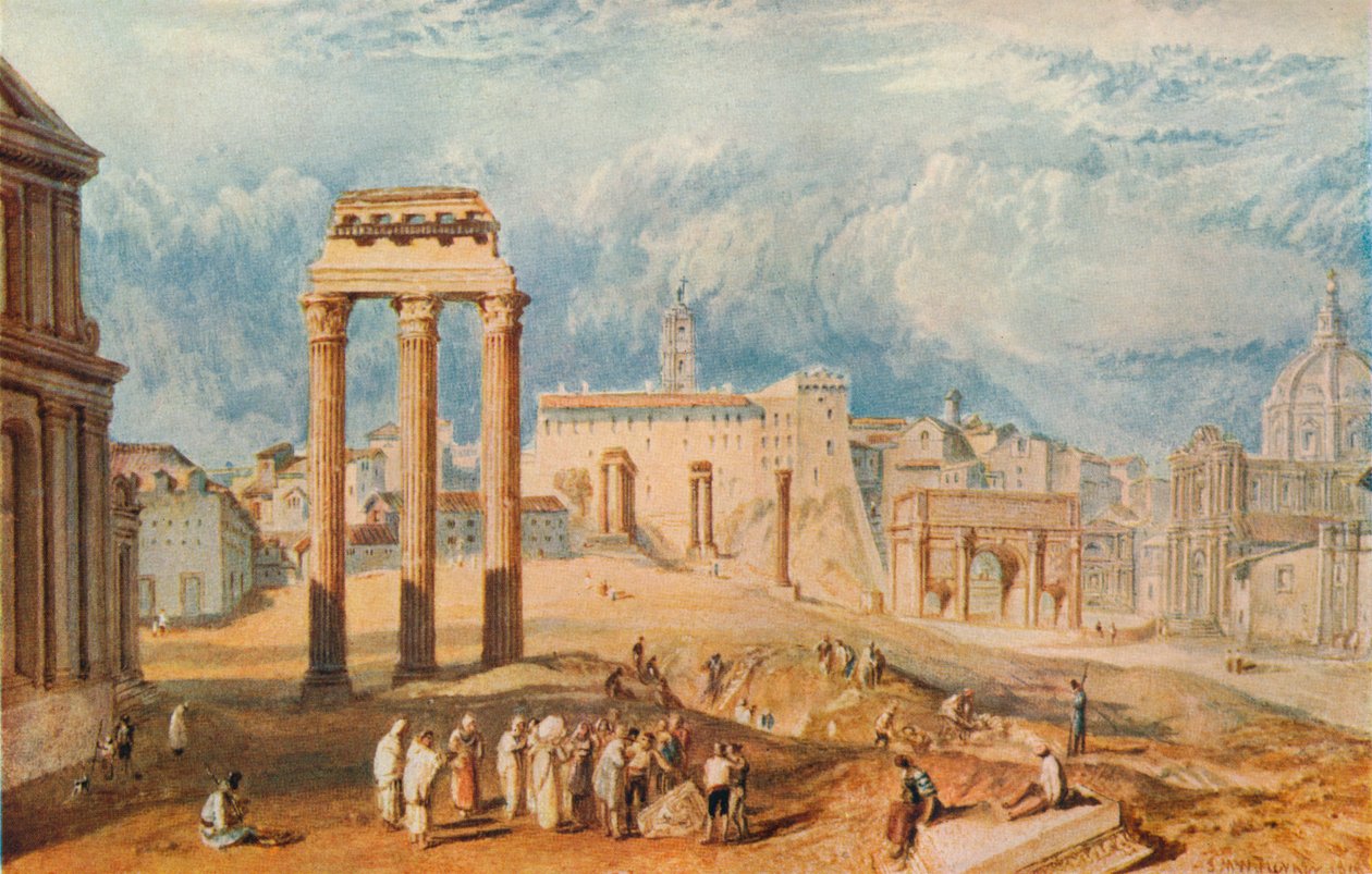 Forum Romanum, 1818 von Joseph Mallord William Turner
