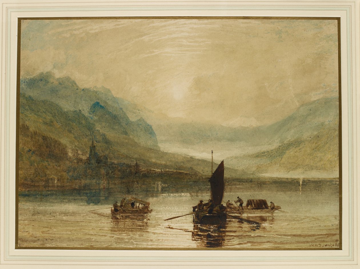 Brienzersee, Mondlicht von Joseph Mallord William Turner