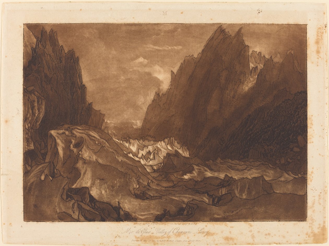 Mer de Glace von Joseph Mallord William Turner