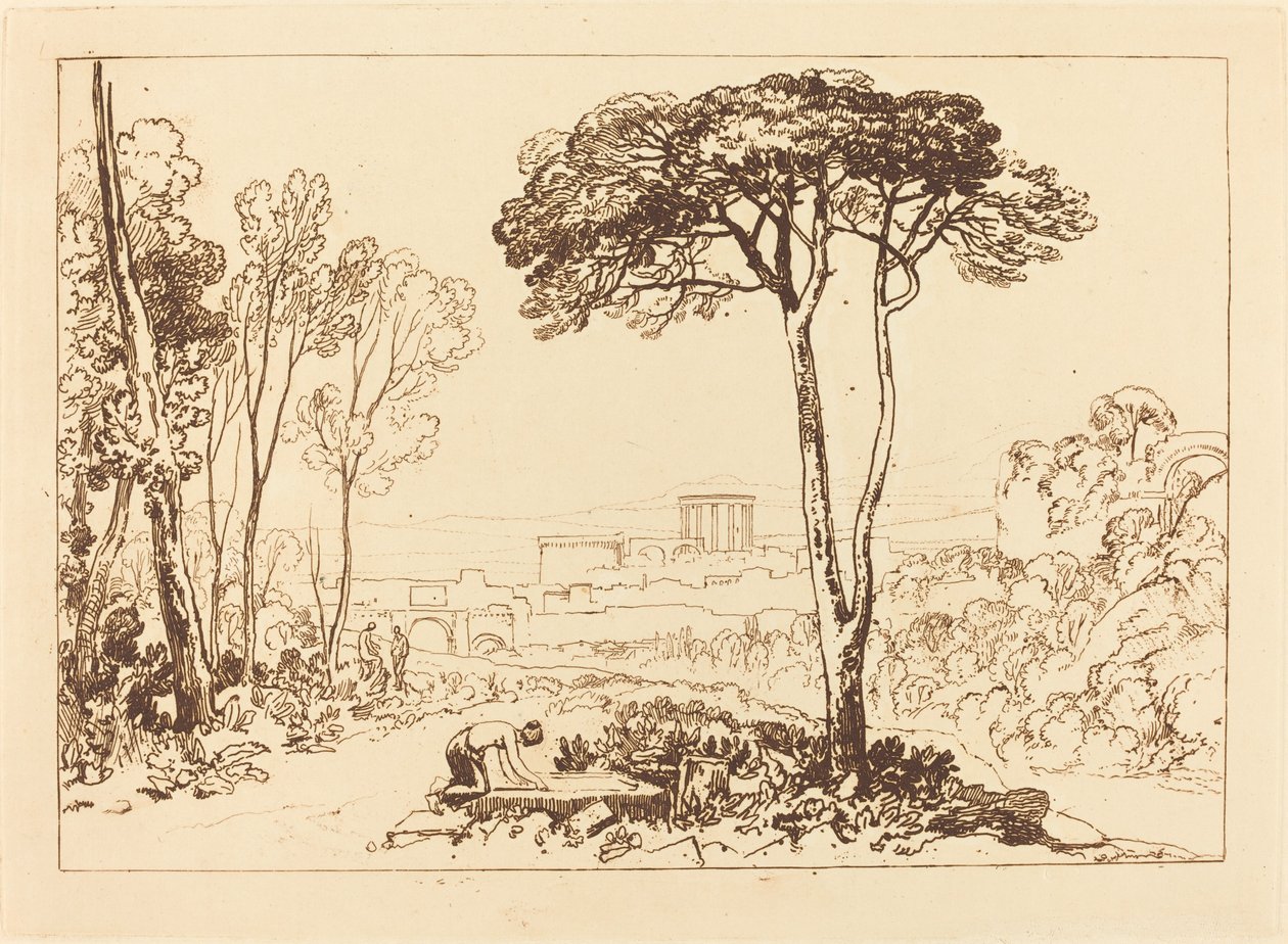Szene in der Campagna von Joseph Mallord William Turner