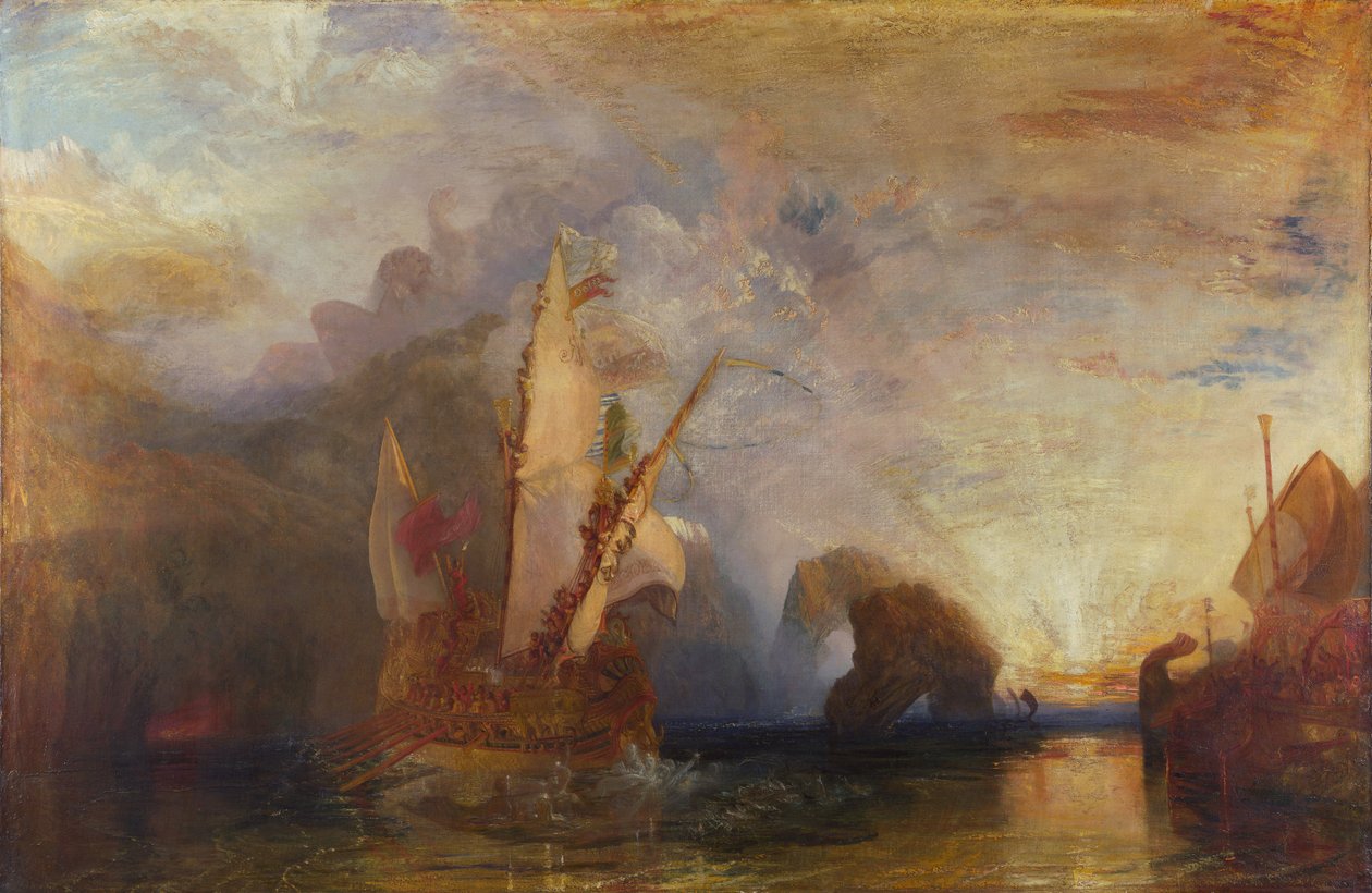 Odysseus verspottet Polyphem von Joseph Mallord William Turner