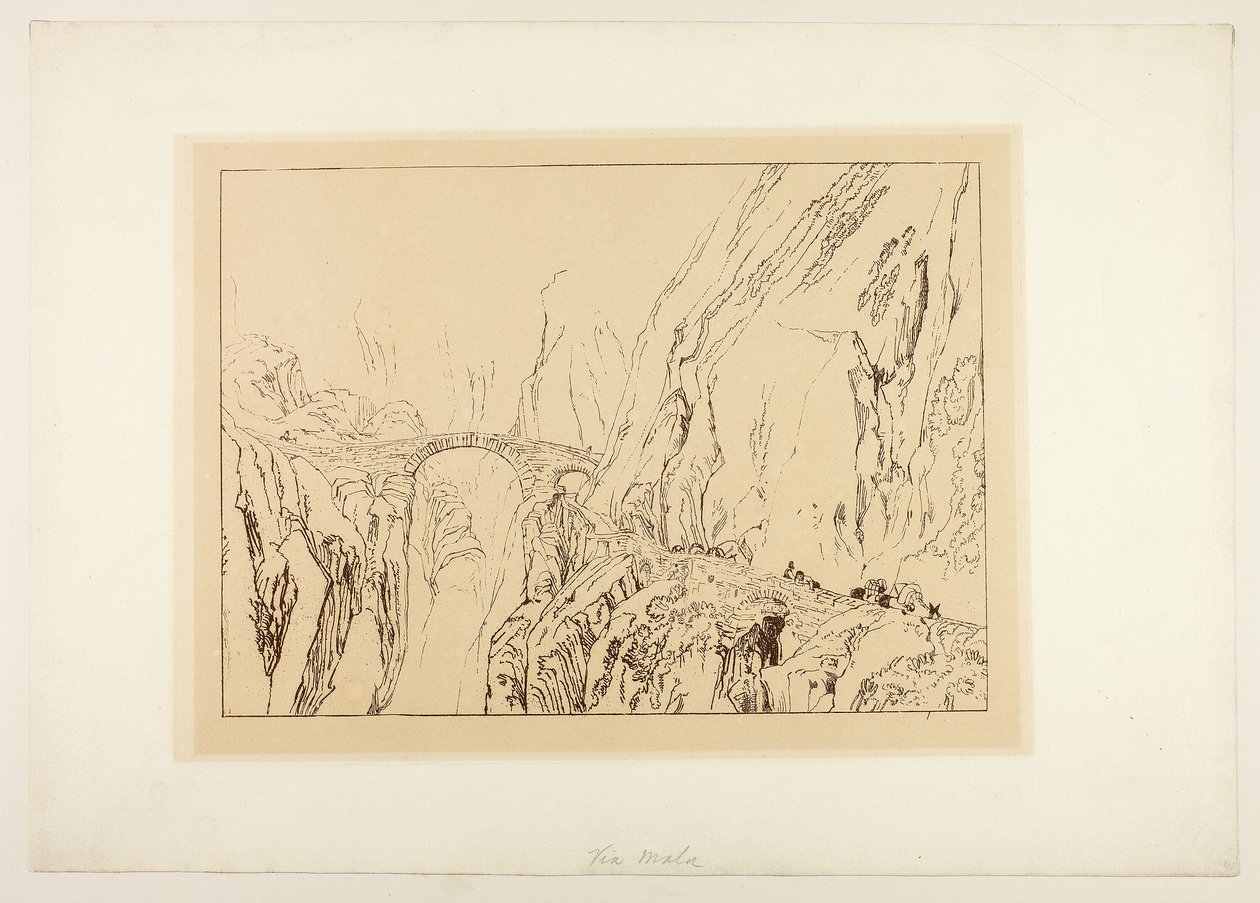 Via Mala von Joseph Mallord William Turner