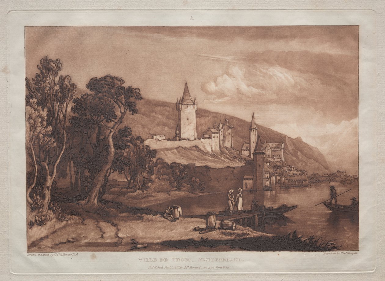 Stadt Thun von Joseph Mallord William Turner