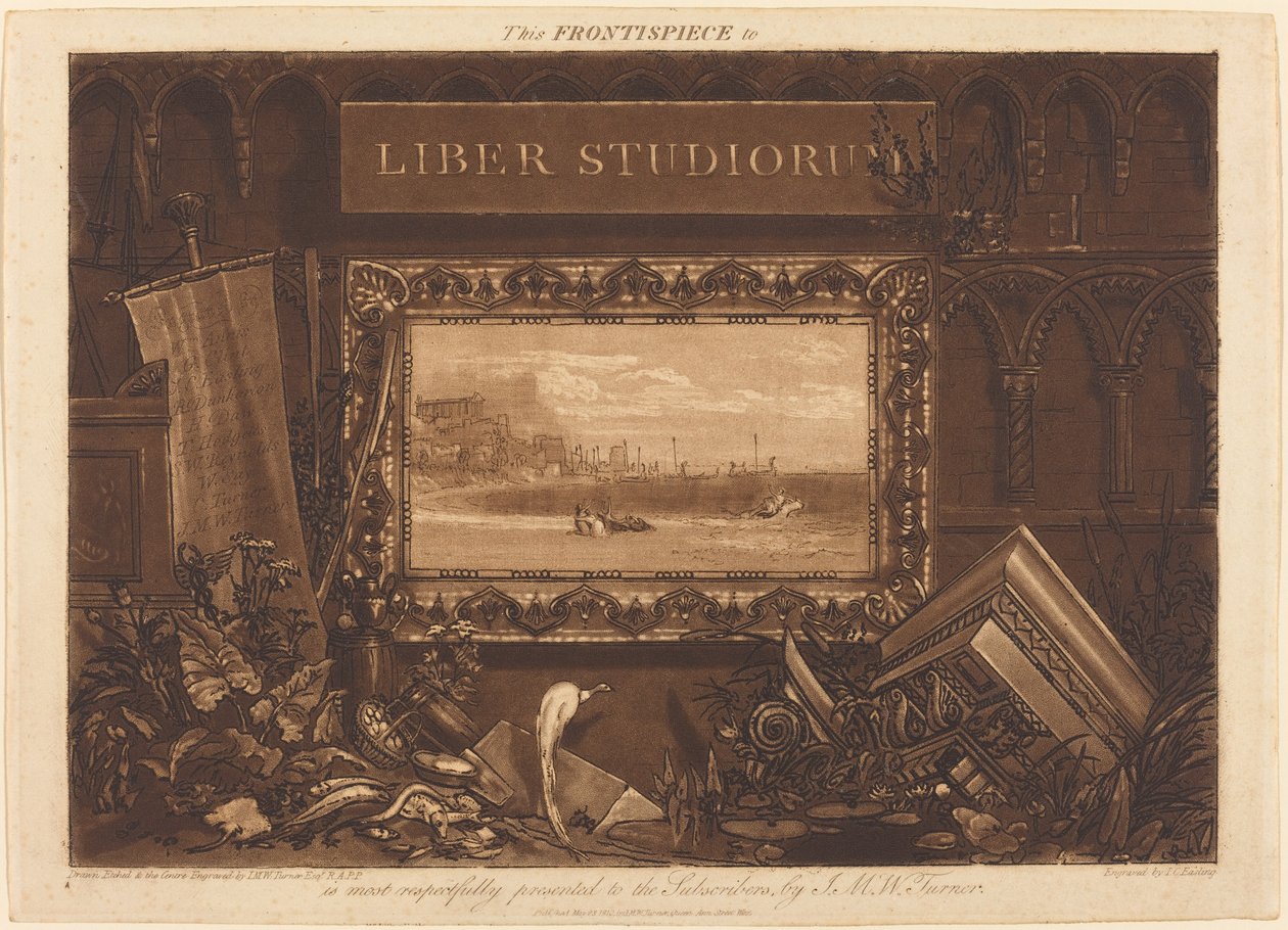 Frontispiz von Joseph Mallord William Turner and J.C. Easling
