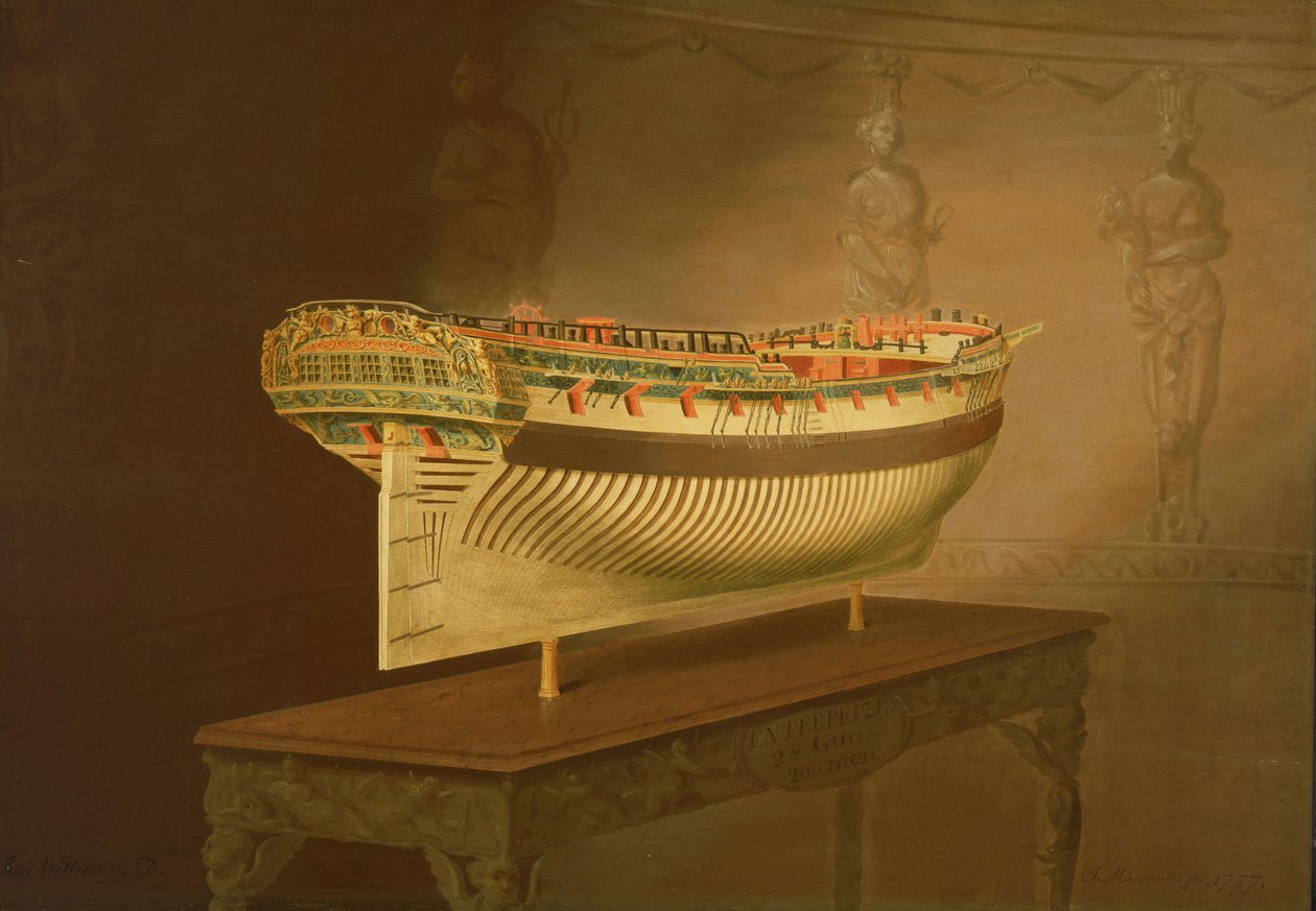 Ein Modell der HMS 