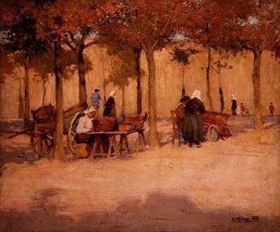 Vorbereitung für den Markt von Joseph Milner Kite