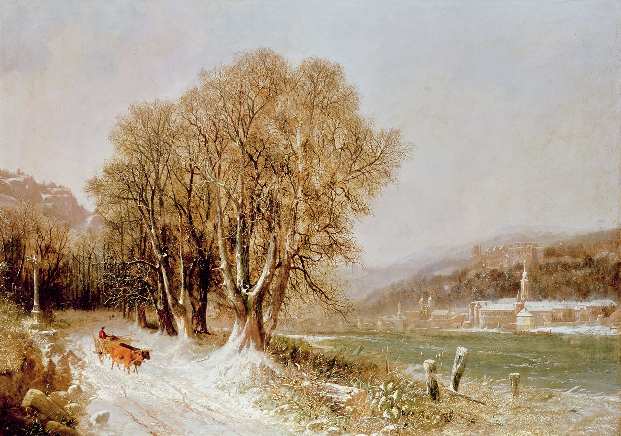 Am Neckar, Heidelberg von Joseph Paul Pettit