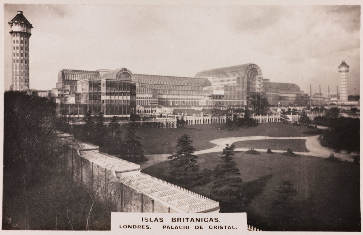 Ansicht des Kristallpalastes in London von Joseph Paxton