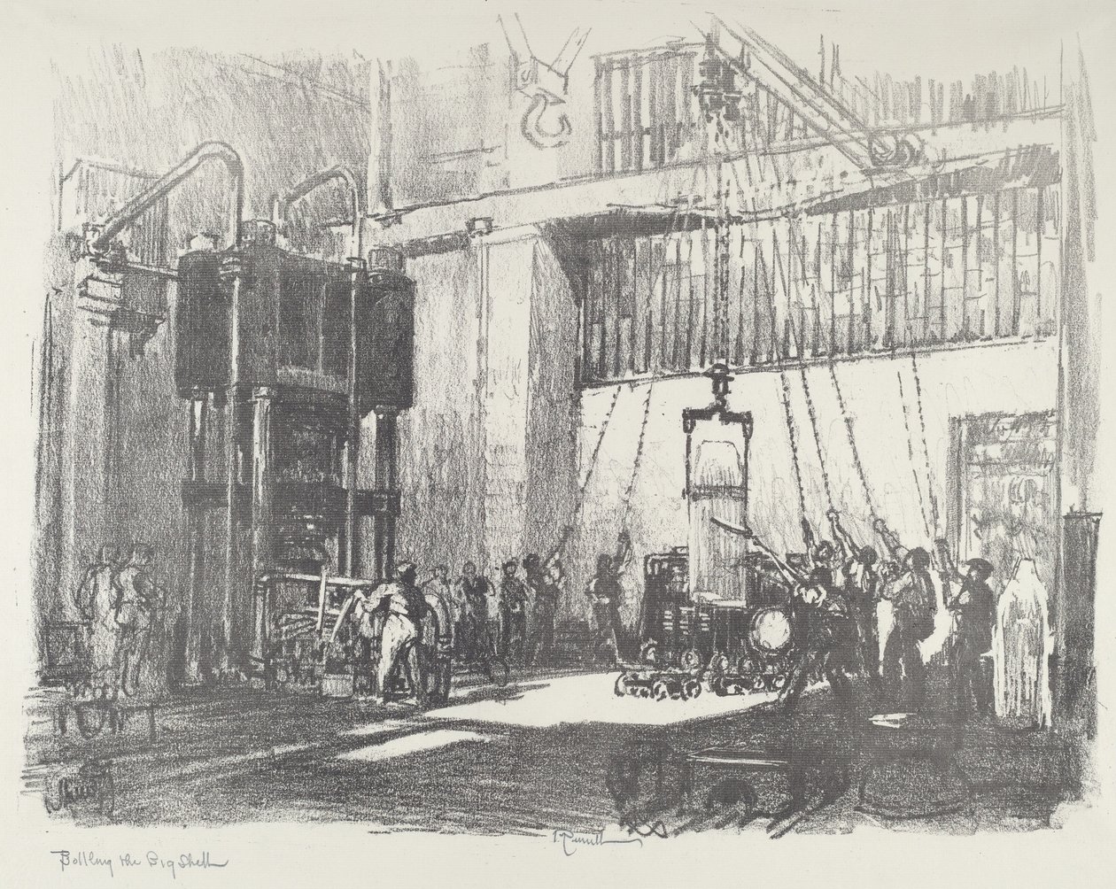Abfüllung der großen Muschel von Joseph Pennell
