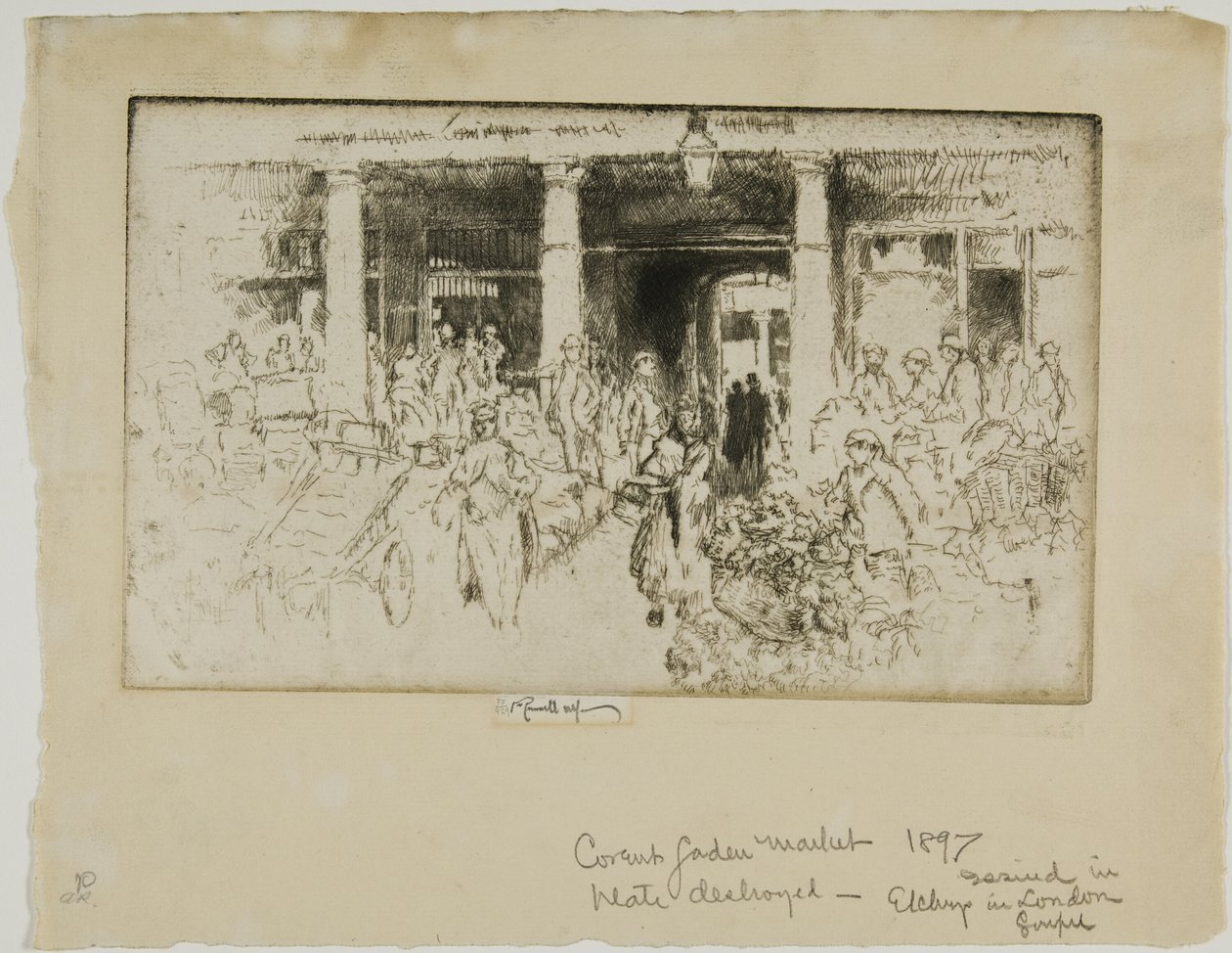 Covent Garden von Joseph Pennell