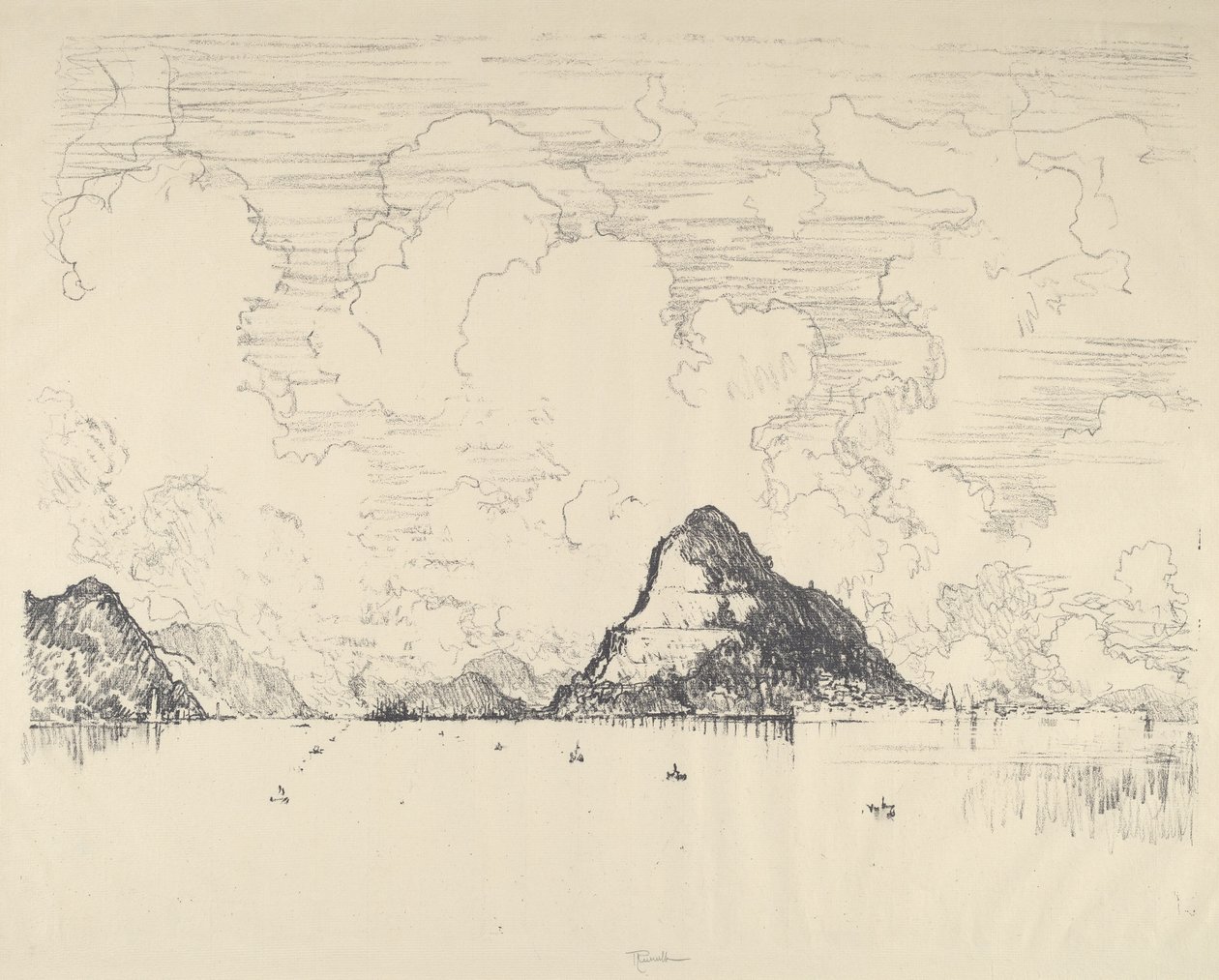 Eingang zum Kanal vom Pazifik von Joseph Pennell