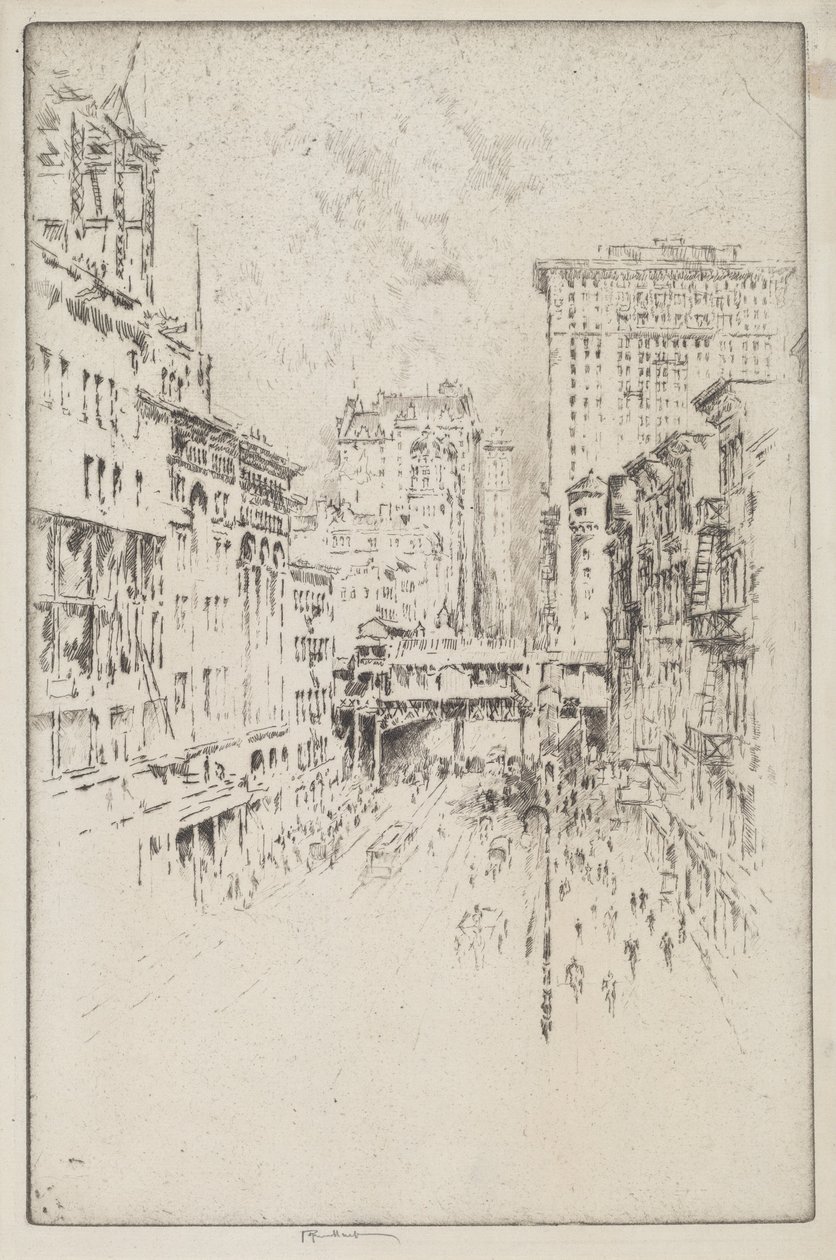 42. Straße von Joseph Pennell