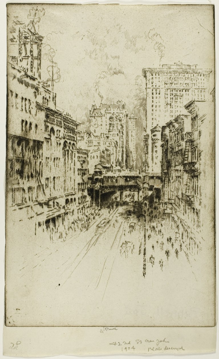 42. Straße von Joseph Pennell