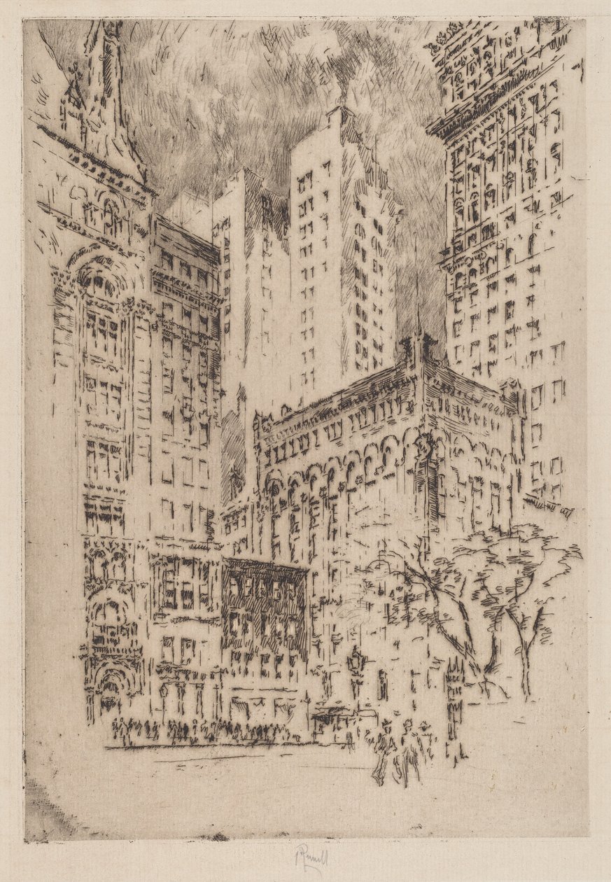 Vierstöckiges Haus von Joseph Pennell