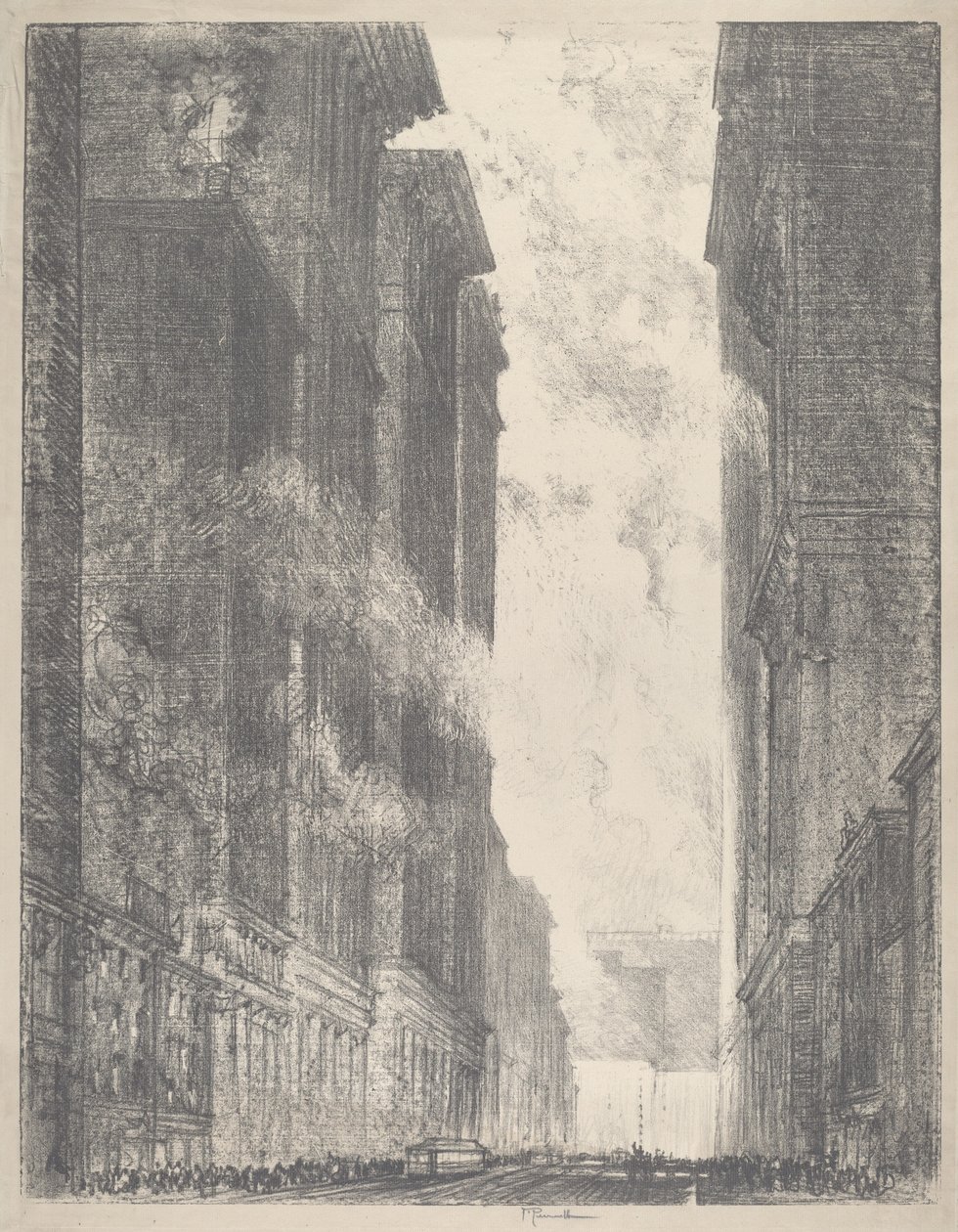 Fourth Avenue von Joseph Pennell