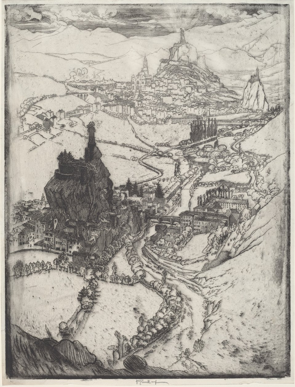 Le Puy von Joseph Pennell