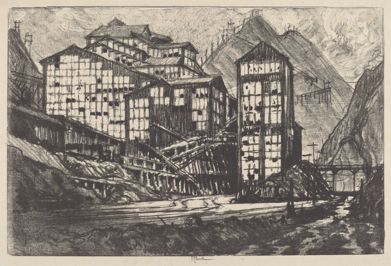 Alte Millionen Augen von Joseph Pennell