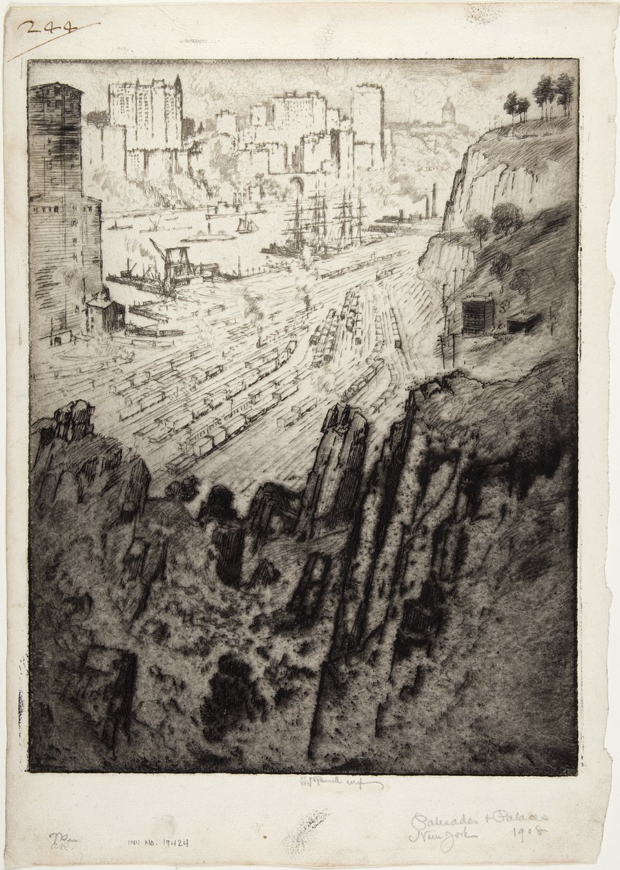 Palisaden und Paläste von Joseph Pennell