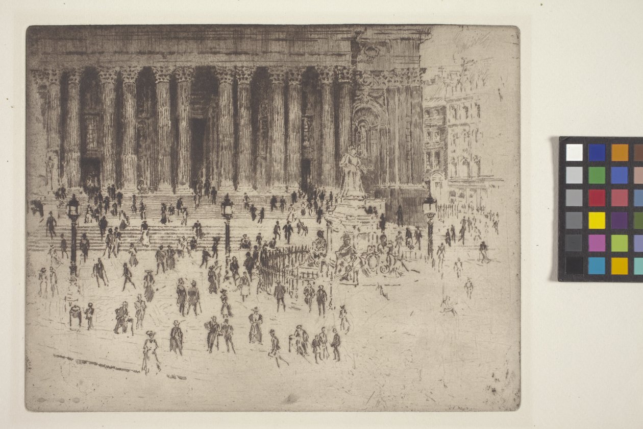 Pflaster, St. Pauls, London von Joseph Pennell