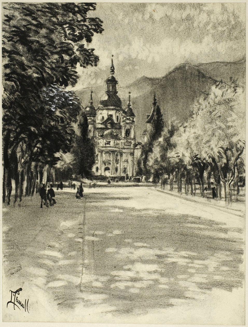 Heiliger Ildefonso von Joseph Pennell