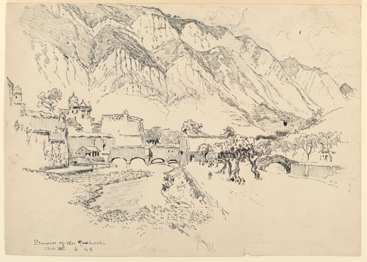 Quelle des Gordicchio von Joseph Pennell