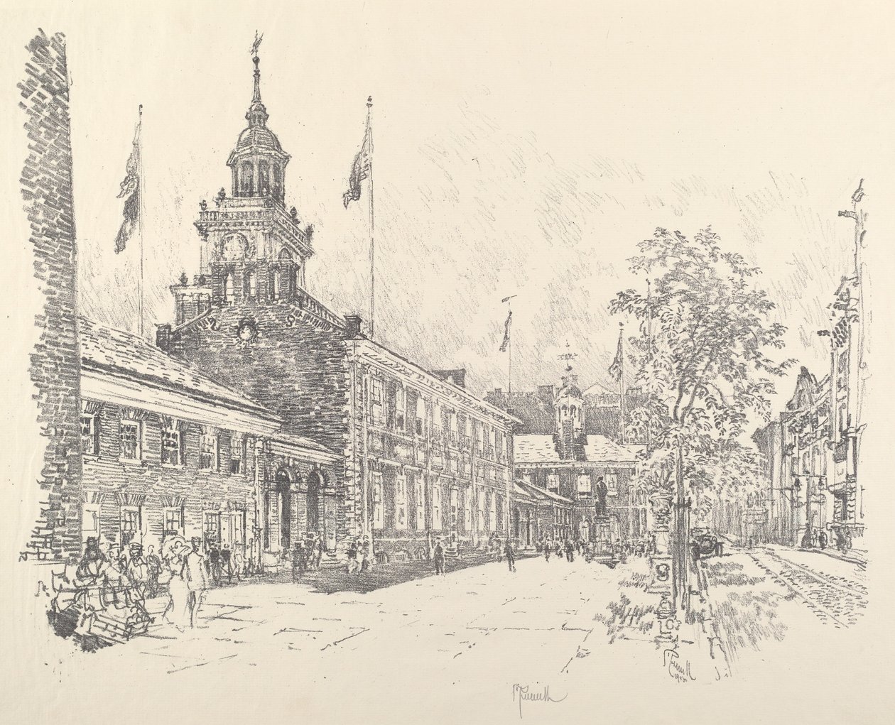 Staatsgebäude von Joseph Pennell