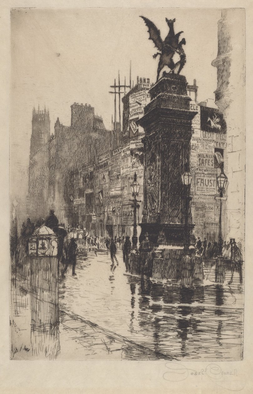 Temple Bar von Joseph Pennell