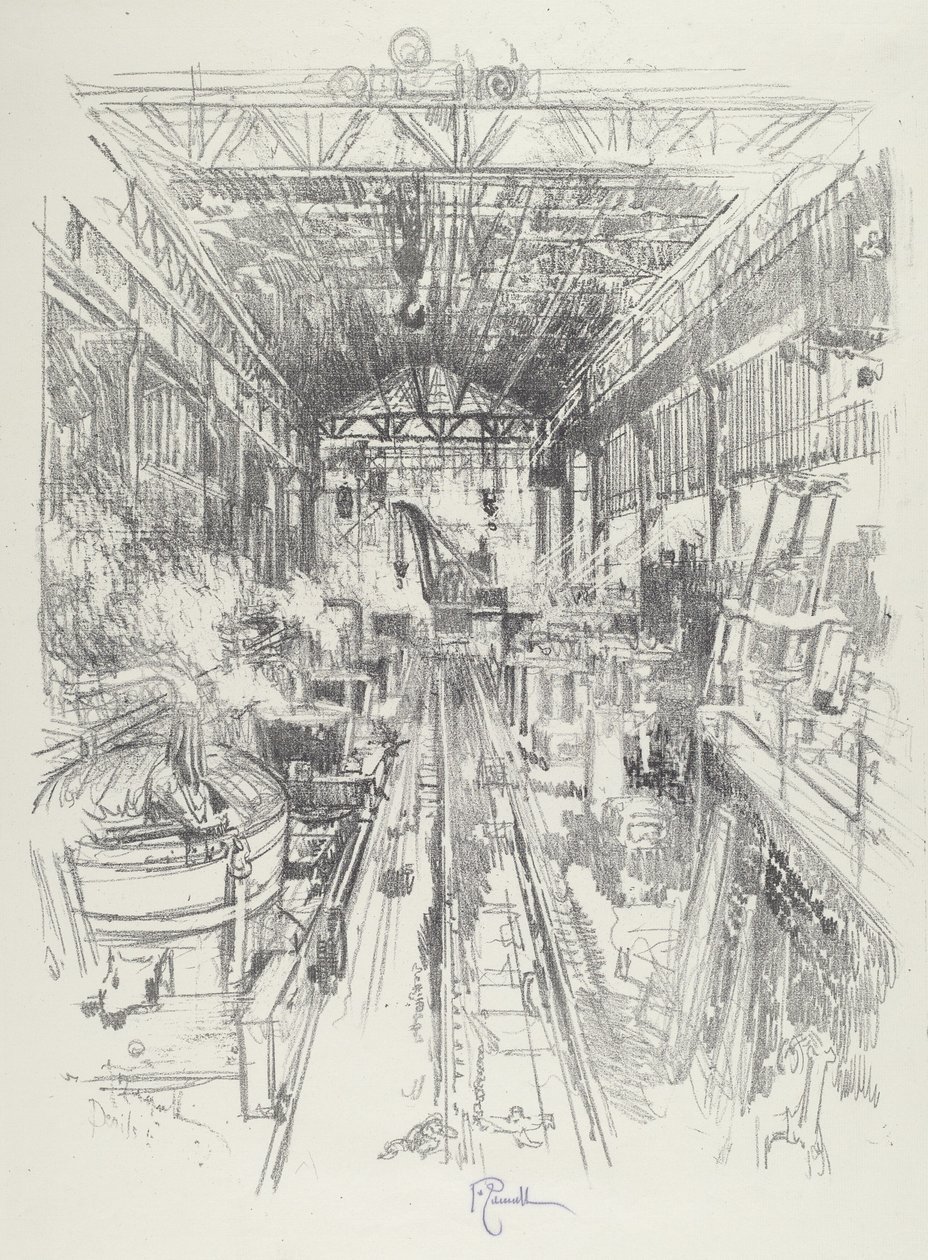 Die Kessel von Joseph Pennell