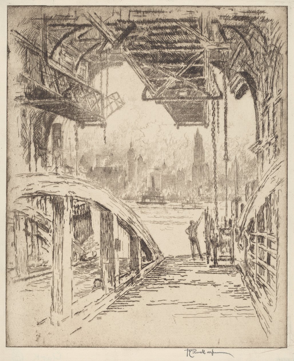 Das Fährhaus von Joseph Pennell