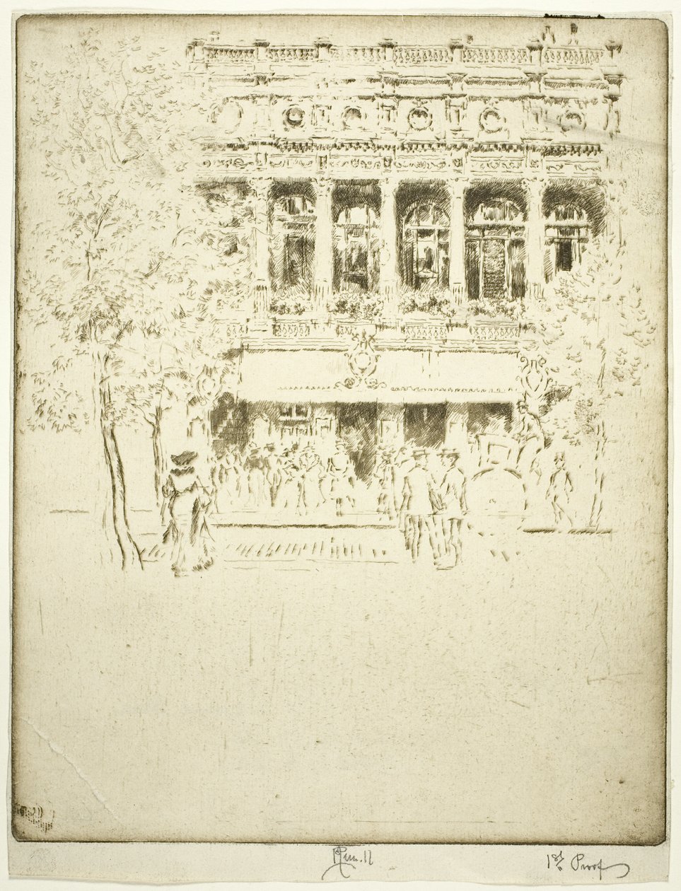 Das Garrick-Theater von Joseph Pennell