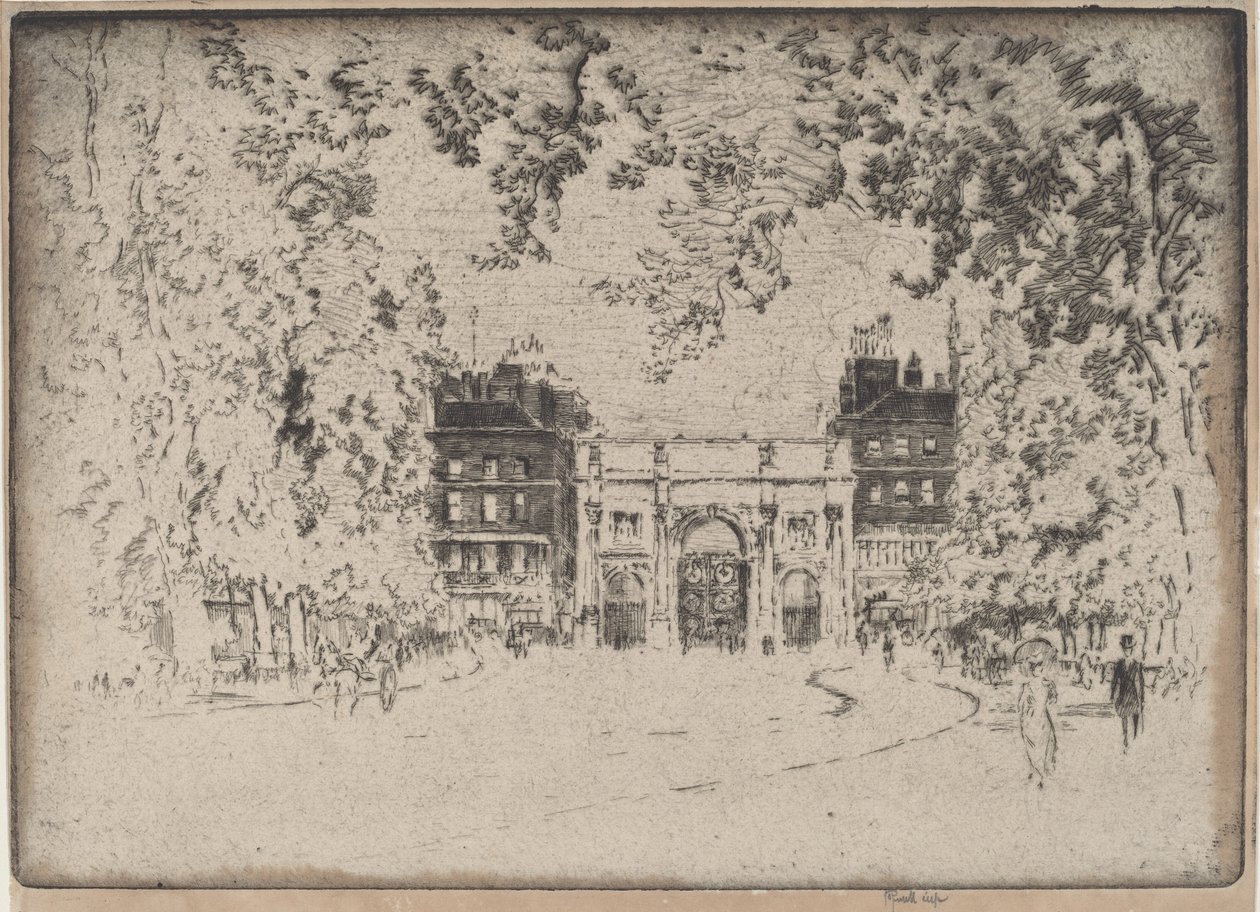 Der Marmorbogen von Joseph Pennell