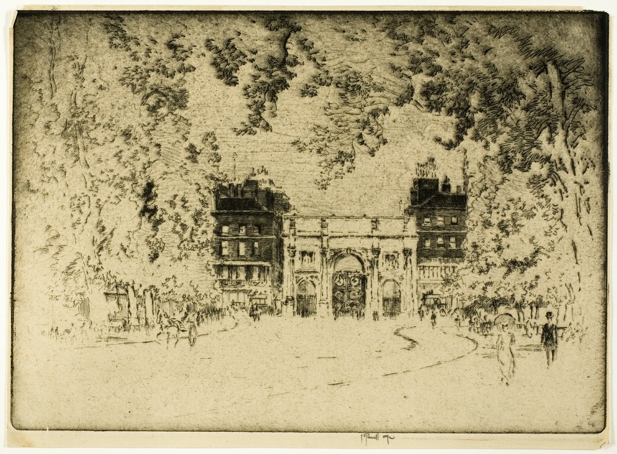 Der Marble Arch von Joseph Pennell