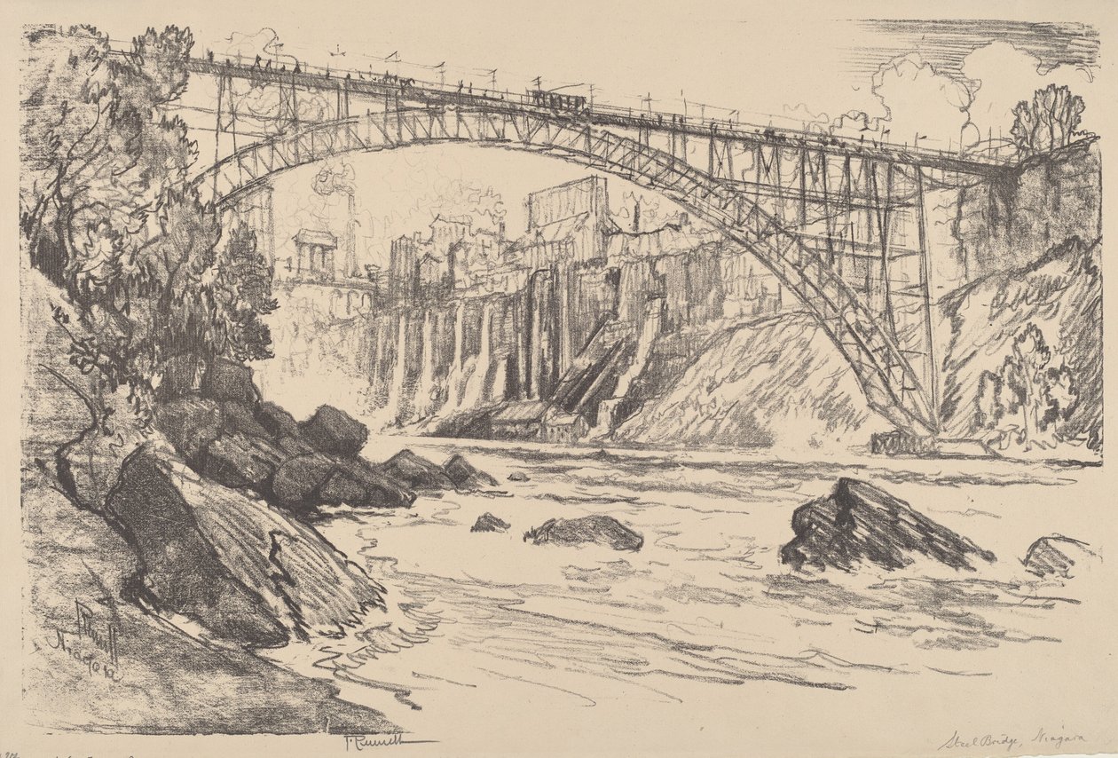 Die Stahlbrücke von Joseph Pennell
