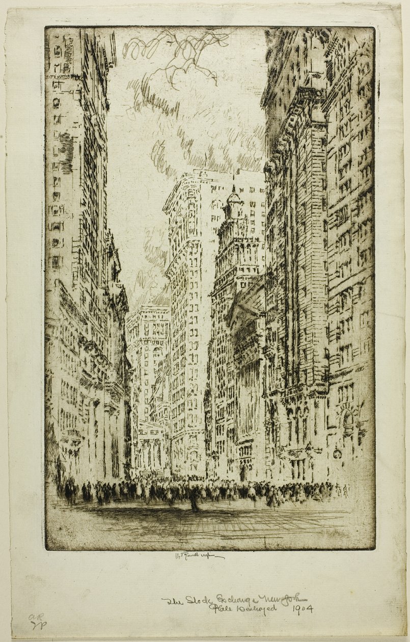 Die Börse von Joseph Pennell