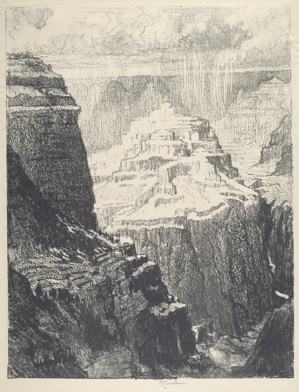 Die ummauerte Stadt von Joseph Pennell