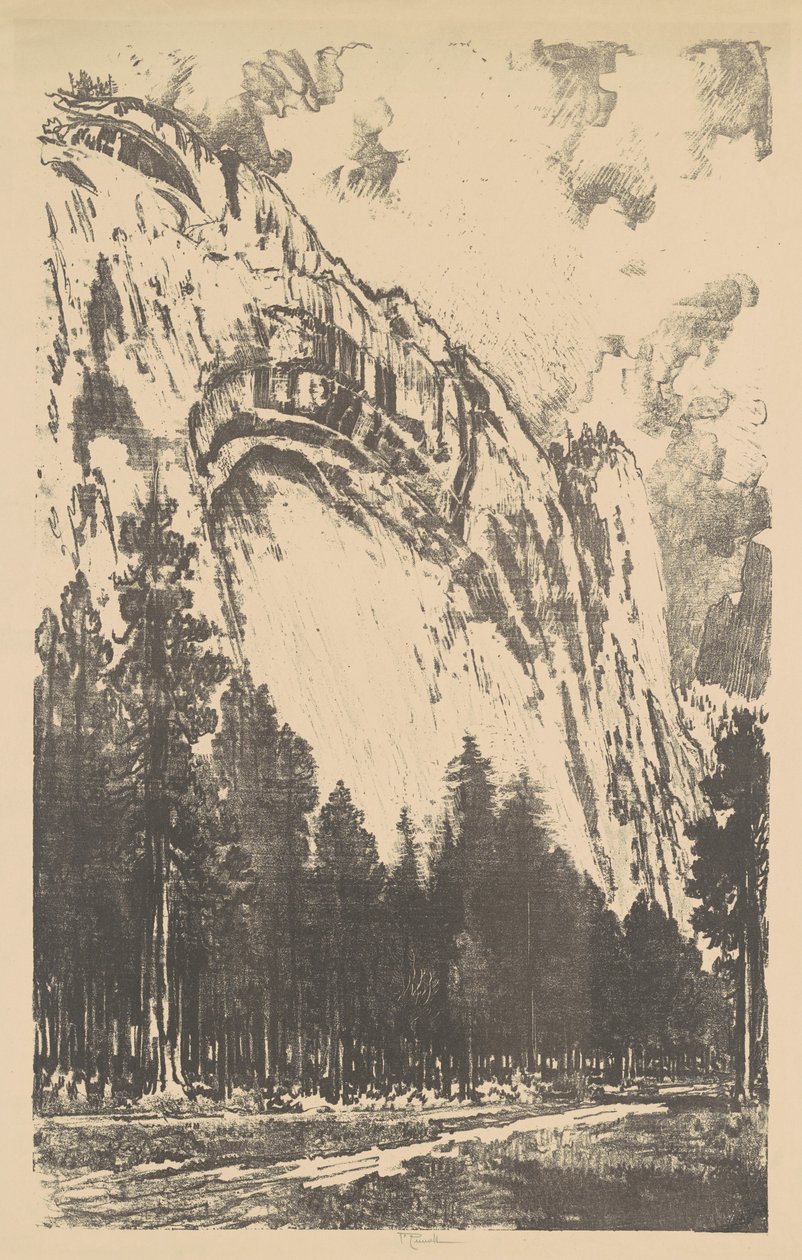 Das Yosemite-Tal, 1912 von Joseph Pennell