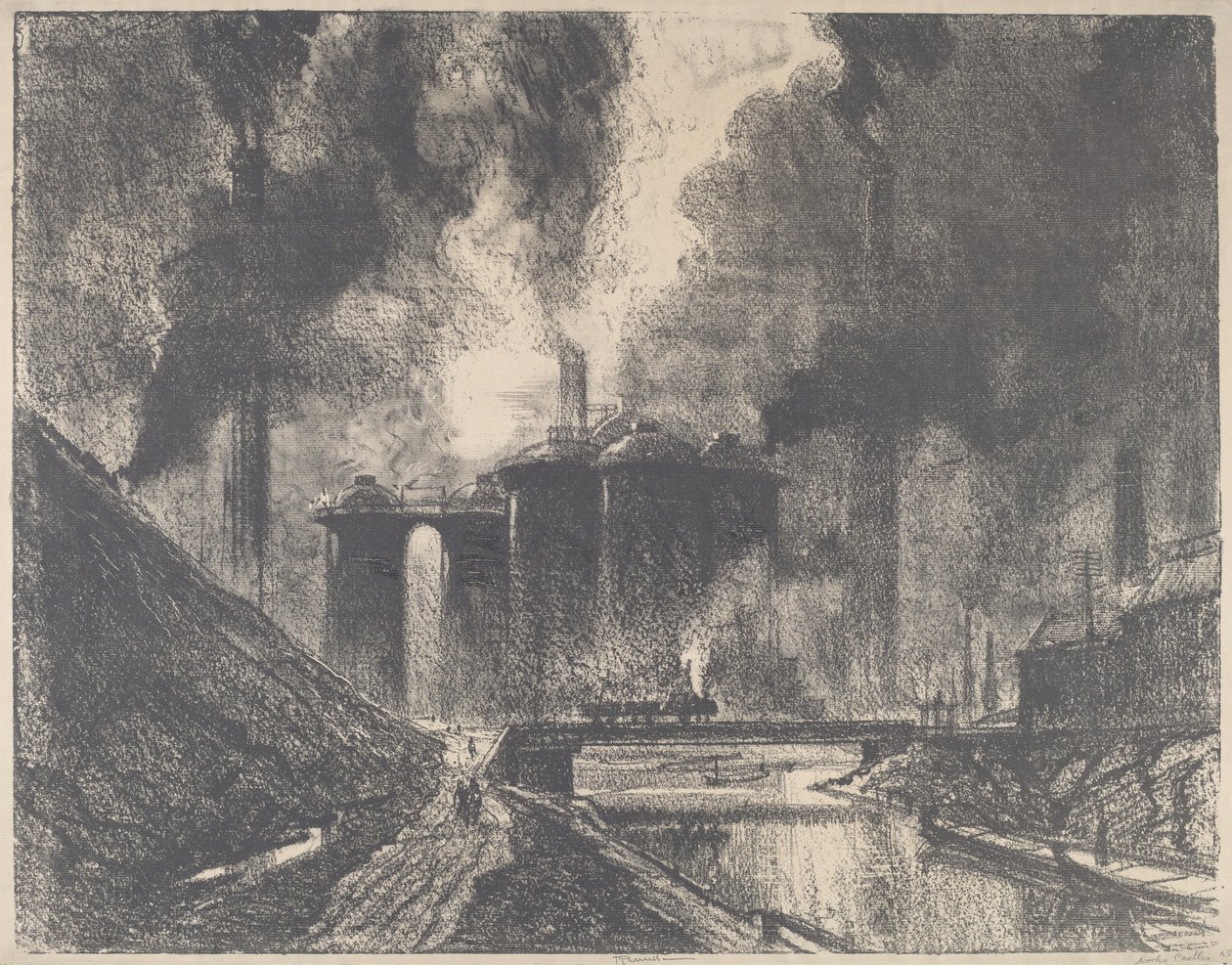 Arbeitsschlösser, Wolverhampton, 1912 von Joseph Pennell