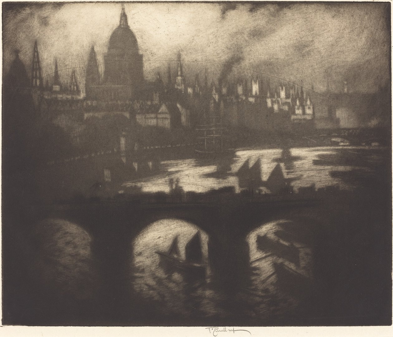 Wrens Stadt von Joseph Pennell