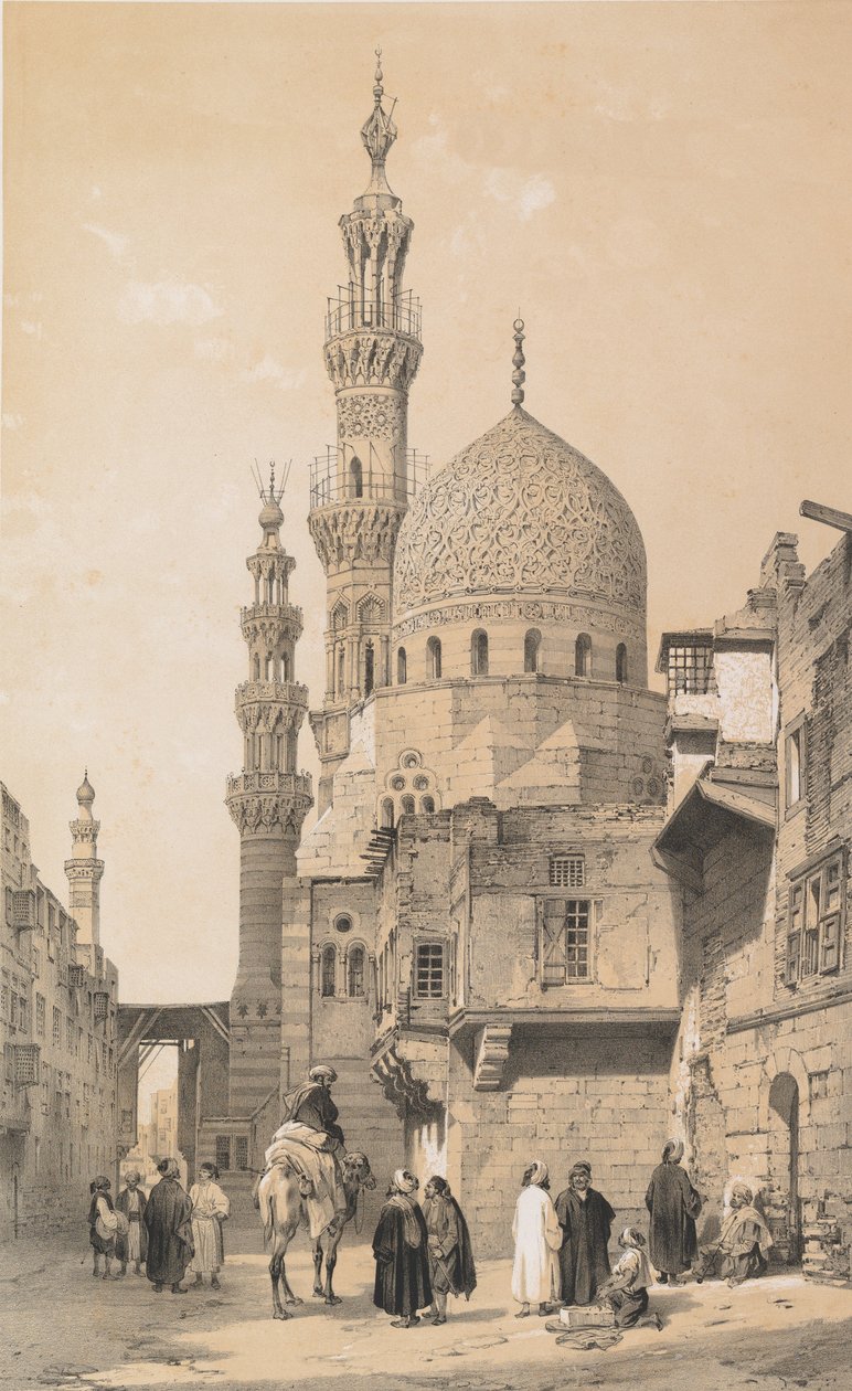 Moschee, in Kairo, 1843 von Joseph Philibert Girault De Prangey