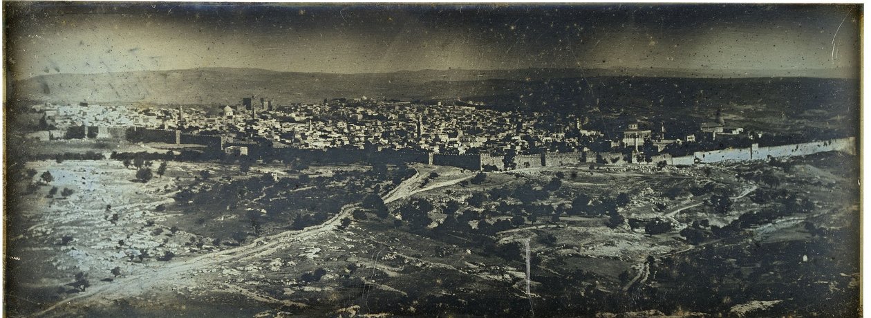 Jerusalem: Panoramablick von Joseph Philibert Girault De Prangey