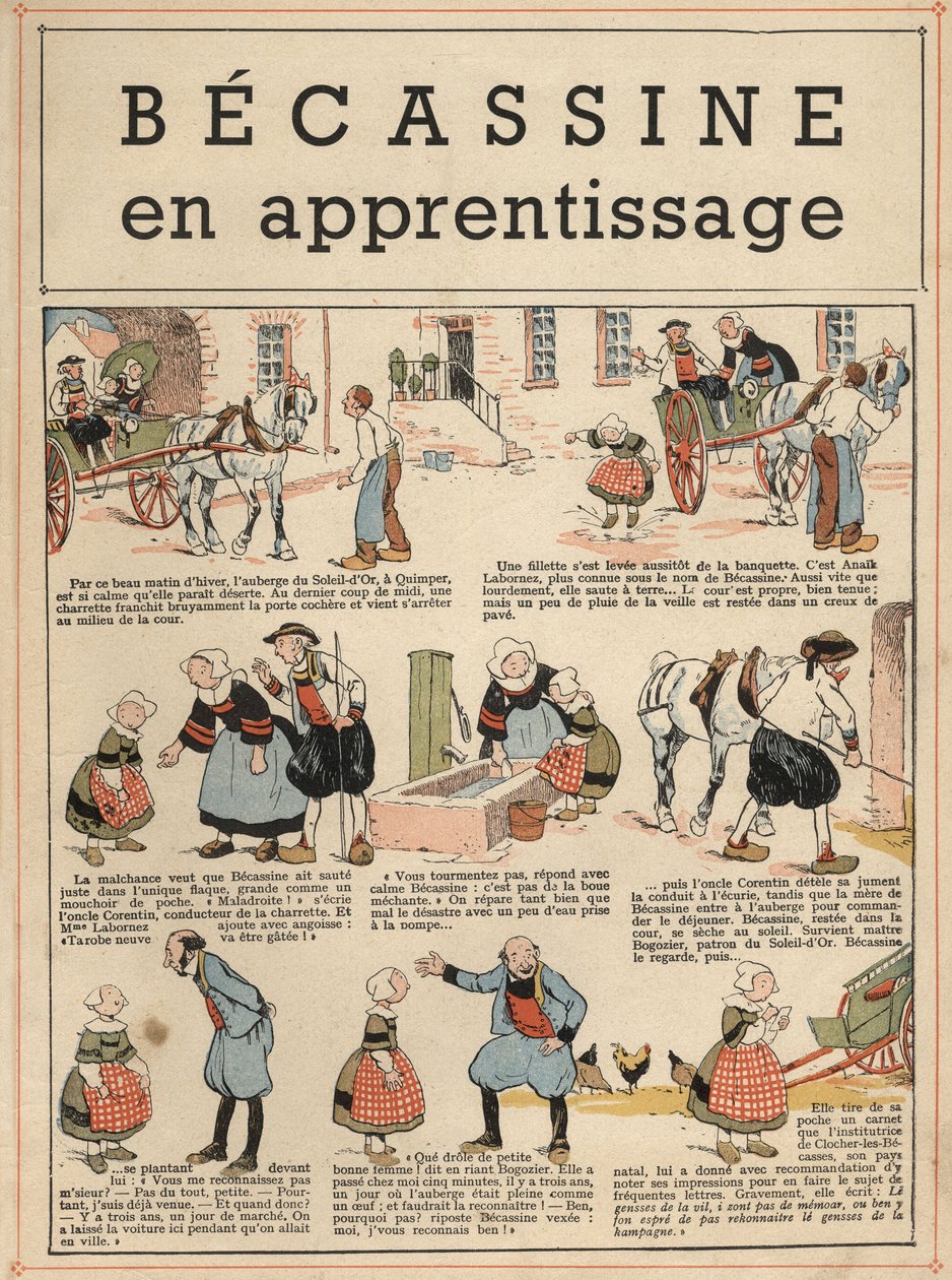 Becassine in Ausbildung von Joseph Porphyre Pinchon