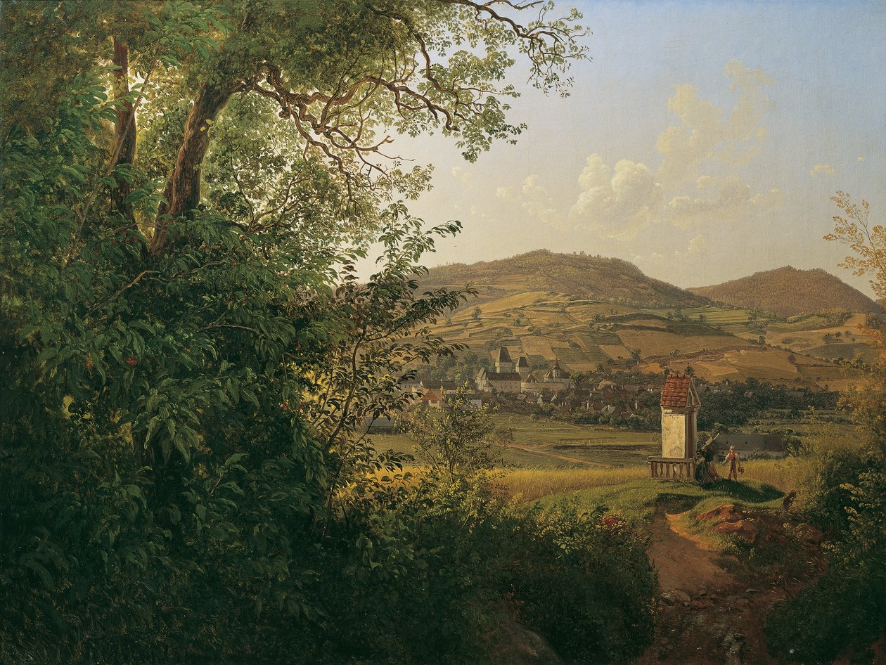 Ansicht von Pöggstall von Joseph Rebell