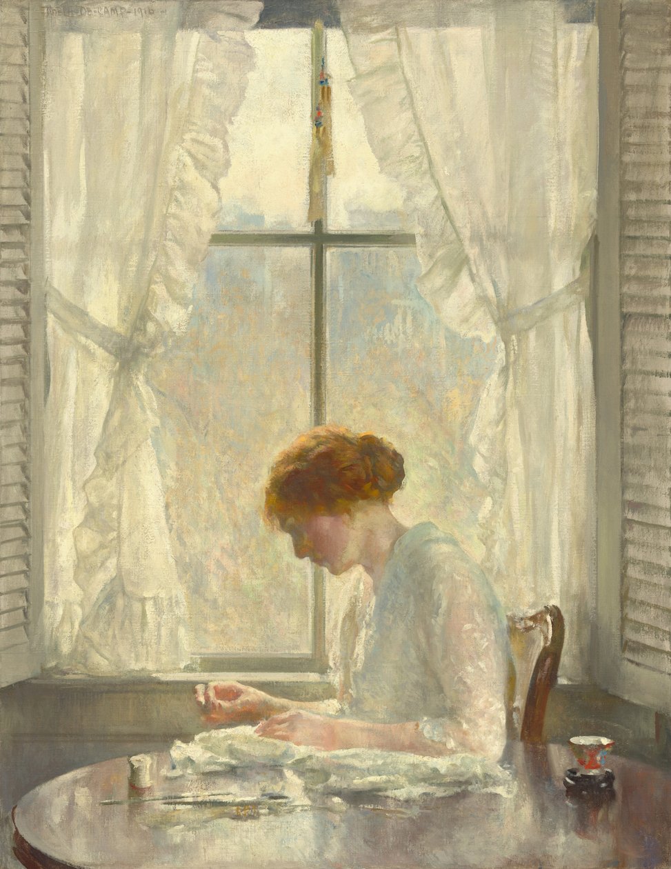 Die Näherin, 1916 von Joseph Rodefer DeCamp