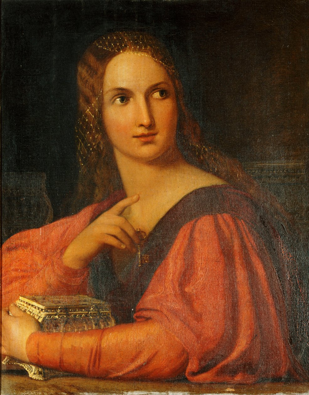Portia mit dem Kästchen, Vide von Joseph Severn